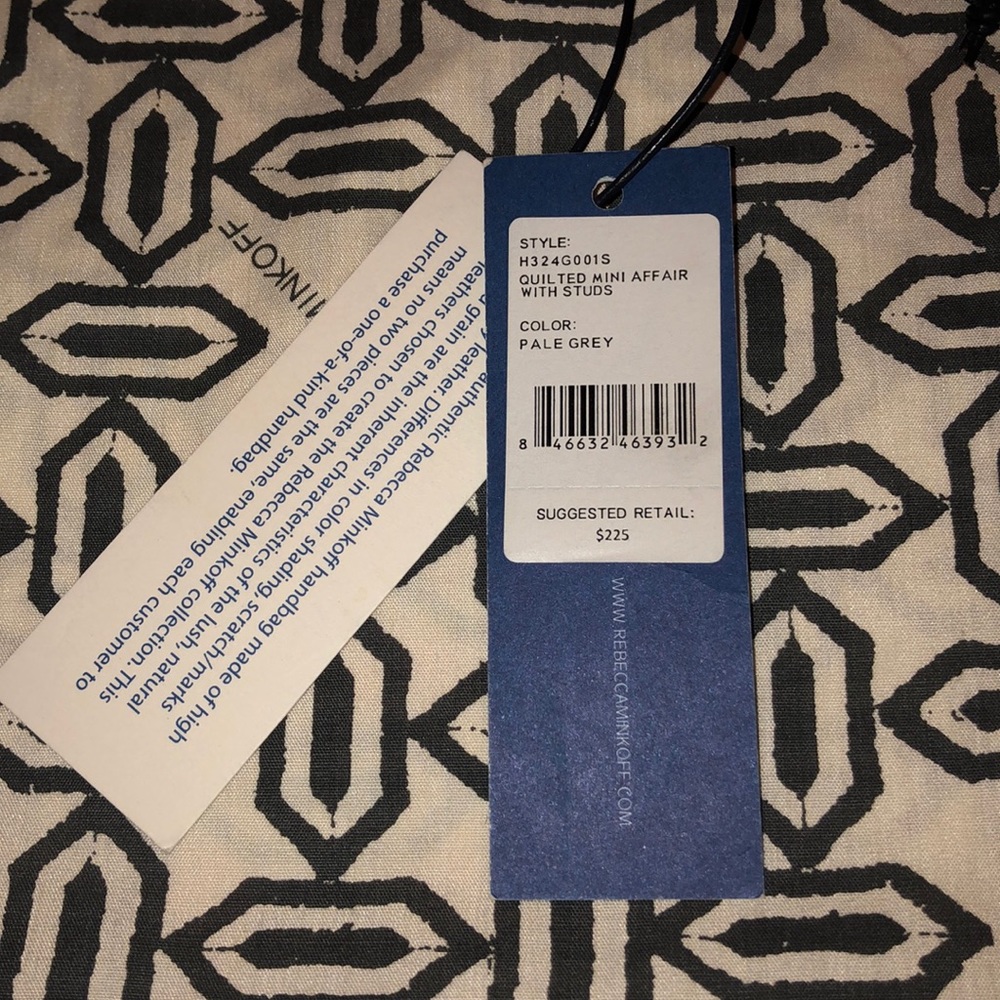 Rebecca Minkoff quilted mini affair with studs bag - Picture 7 of 8